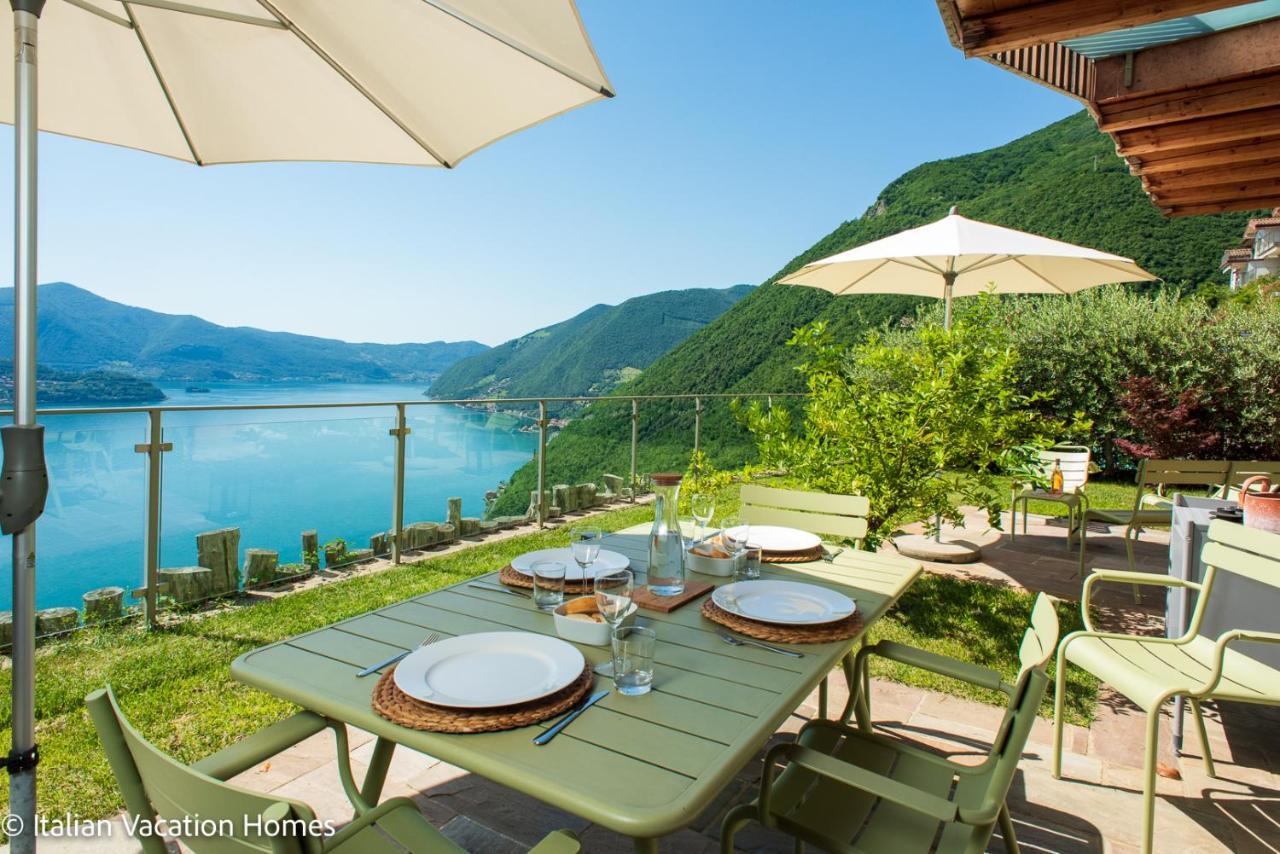 Italian Vacation Homes - Panoramic Villa Parzanica Exterior photo