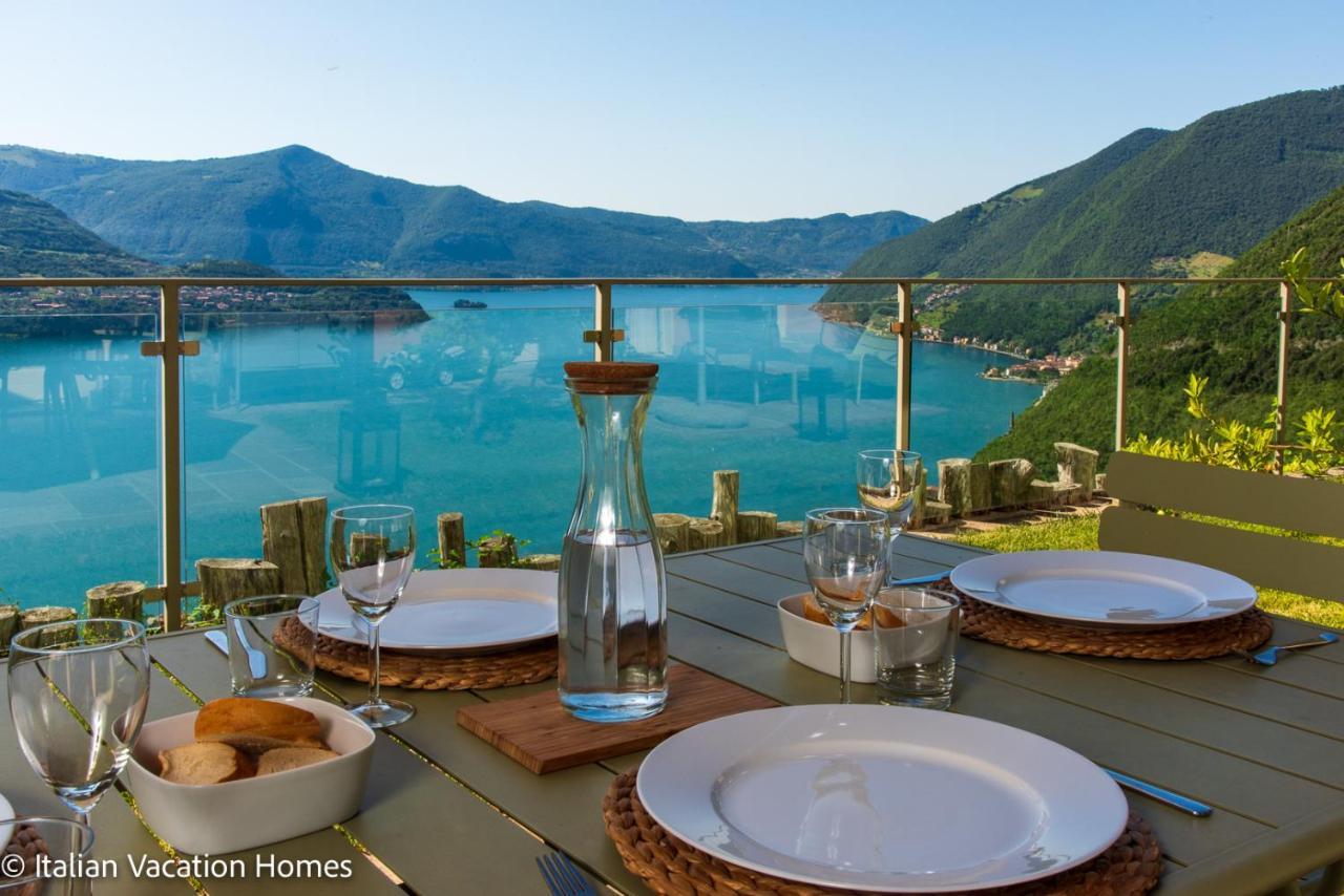 Italian Vacation Homes - Panoramic Villa Parzanica Exterior photo